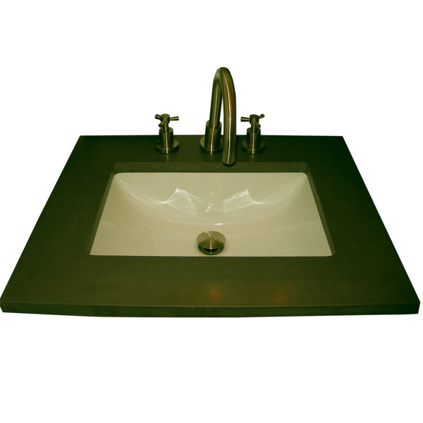 Fine Fixtures Ceramic 20-inch Undermount Biscuit Bathroom Sink - Ceramic Undermount Sink