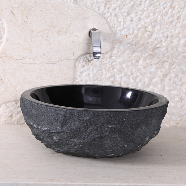 Virtu USA Adonia Vessel Sink - Granite