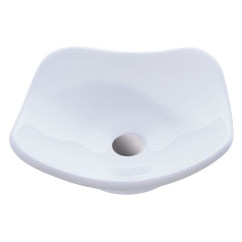 Miseno MNO-15-SPV 15-1/2' Vitreous China Vessel Bathroom Sink - Pop-Up Drain Included