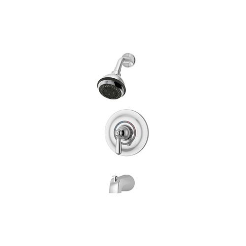 Symmons S-4702 2.5 GPM Tub and Shower Trim with Integrated Diverter - Chrome Finish