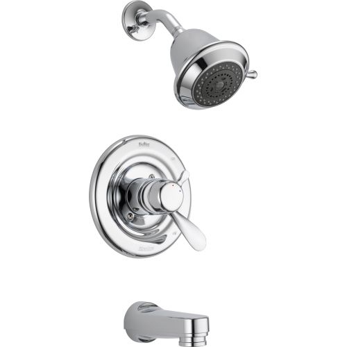 Delta T17430 Classic Monitor 17 Series Dual Function Pressure Balanced Tub and Shower Trim Package with Touch Clean Shower Head