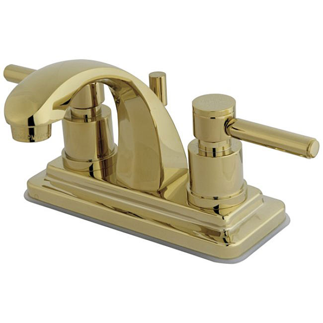 Concord Polished Brass 4-inch Bathroom Faucet - CONCORD 4' LAVATORY FAUCET