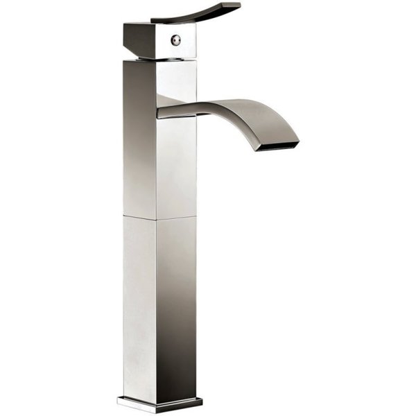 Dawn Brushed Nickel Single-lever Square Tall Lavatory Faucet - Dawn lavatory faucet, Brushed Nickel