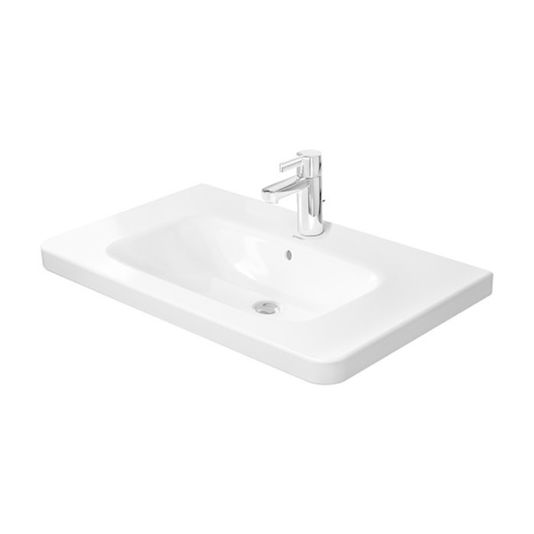 Duravit Furniture White Porcelain Wall-mount Single-basin Bathroom Sink 2320800000 - White