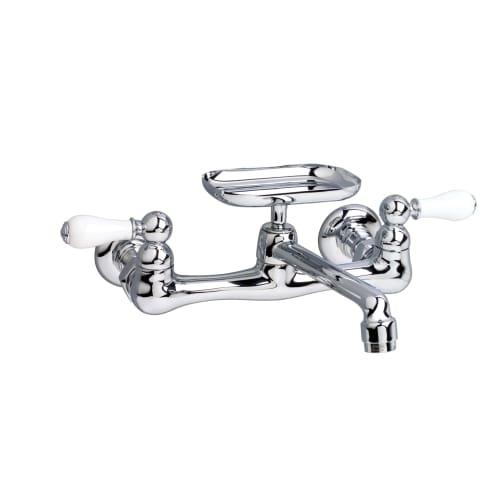 American Standard 7295.252.F15 Heritage Wall Mounted Kitchen Faucet with Soap Dish