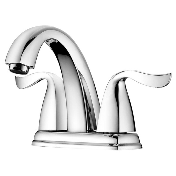 Dawn Chrome 2-hole 2-handle Centerset Lavatory Faucet for 4-inch Centers - Dawn lavatory faucet, Chrome