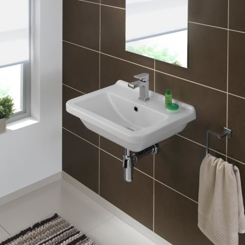 Bissonnet Erika 55 Pro 21-11/16' Vitreous China Wall Mounted Bathroom Sink with