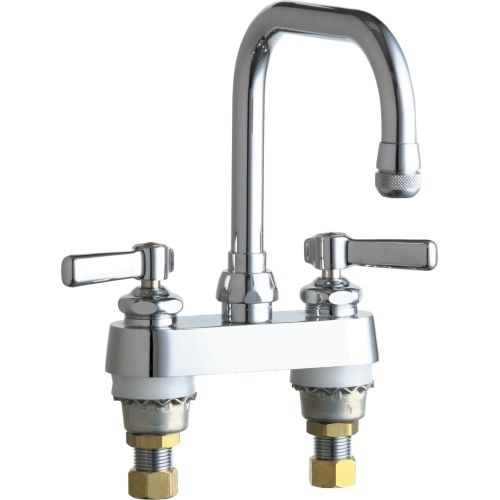Chicago Faucets 526-ABCP Commercial Grade Laundry / Service Sink Faucet with Lever Handles