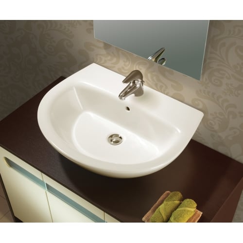 Bissonnet 28030 Universal Jazz 57 22-2/5' Bathroom Sink Wall Mount with Overflow