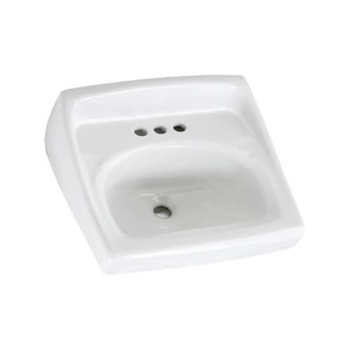 American Standard 355.912 Lucerne 20-1/2' Wall Mounted Porcelain Bathroom Sink