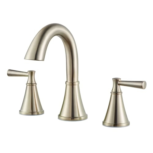 Pfister LF-049-CR Cantara 1.2 GPM Widespread Bathroom Faucet - Includes Pop-Up Drain Assembly