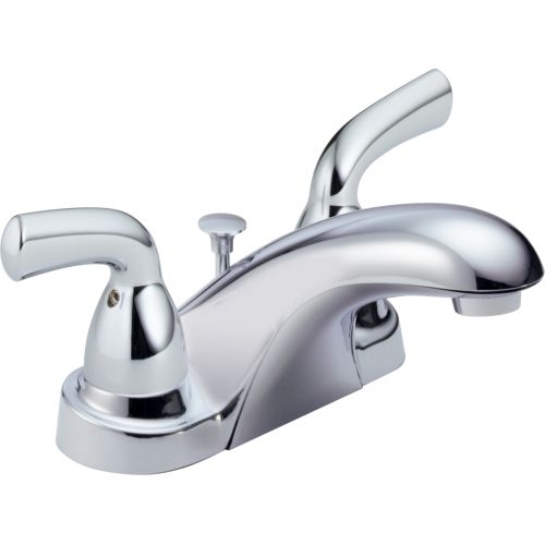 Delta B2510LF Foundations Core-B Centerset Bathroom Faucet with Pop-Up Drain Assembly - Includes Lifetime Warranty