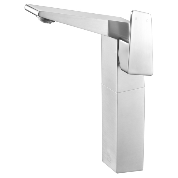 ALFI brand AB1475-BN Brushed Nickel Single Hole Tall Bathroom Faucet