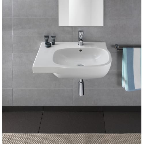 Bissonnet Moda 65-L Moda 25-5/8' Vitreous China Wall Mounted Bathroom Sink with