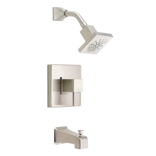 Danze D500033T Pressure Balanced Tub and Shower Trim Package with Single Function Shower Head From the Reef Collection (Less