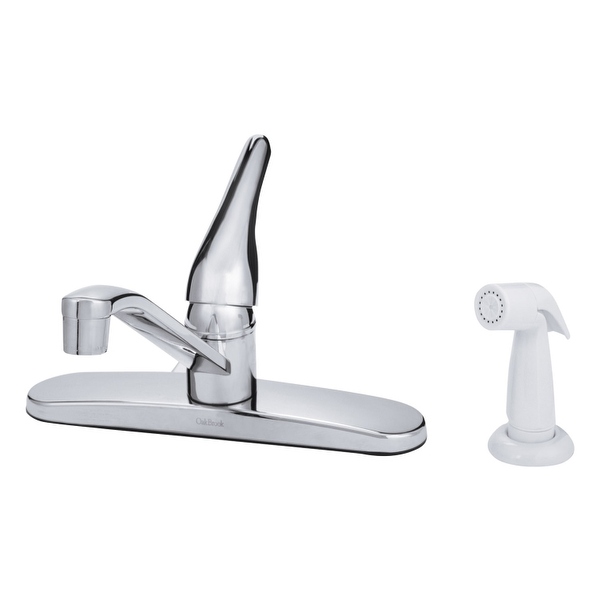 Oakbrook FS610046CP-ACA1 Single Handle Kitchen Faucet With Side Spray