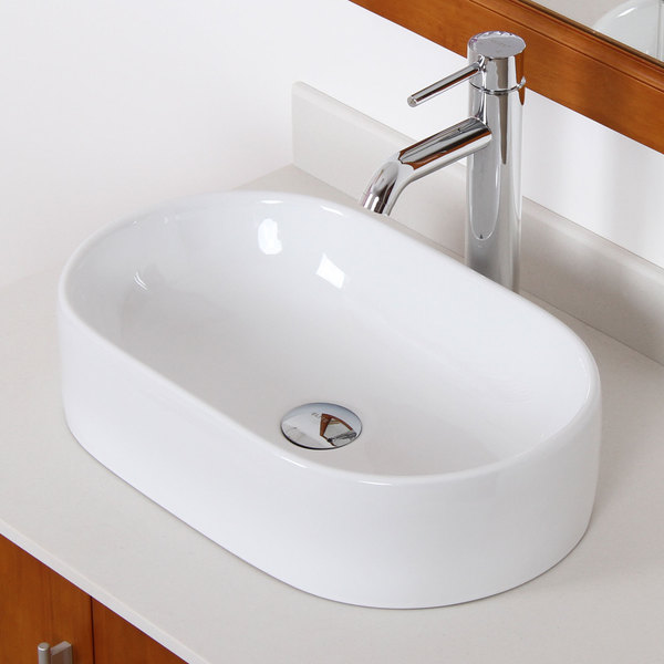 Elite C842F371023C High Temperature Grade A Ceramic Bathroom Sink