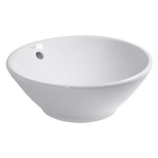 Duravit White Alpin Bacino Vessel Porcelain Bathroom Sink 0325420000 - White
