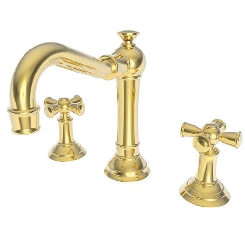 Newport Brass 2460 Double Handle Widespread Bathroom Faucet from the Jacobean Collection