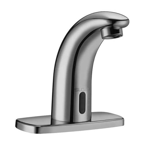 Sloan SF-2450-4-BDM Sensor Activated, Electronic, Pedestal Hand Washing Faucet for Tempered or Hot/Cold Water Operation with 4'
