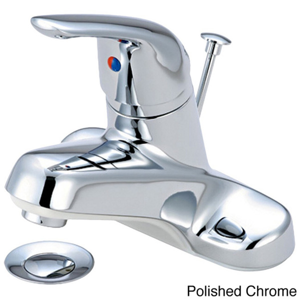 Olympia Series L-6160 Elite Single Handle Lavatory Faucet and Pop-Up Drain Assembly