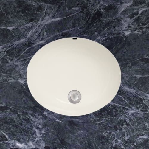 Mirabelle MIRU1714A 17' Porcelain Undermount Bathroom Sink with Overflow