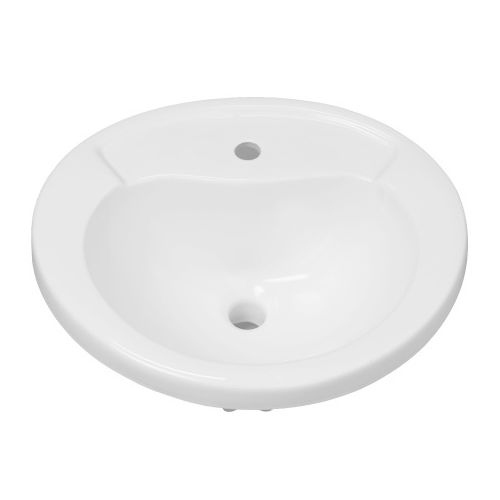 Mirabelle MIRPR451 Provincetown 20' Porcelain Drop In Bathroom Sink with Overflow - White