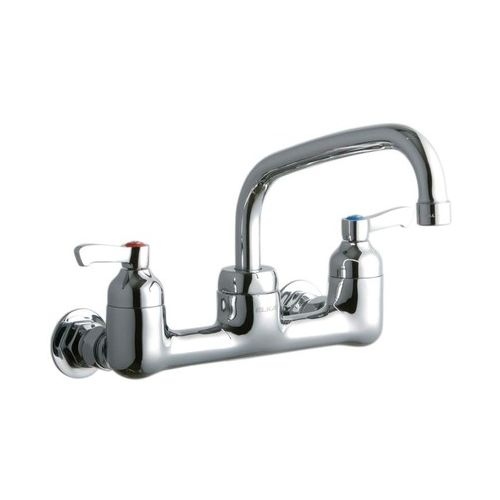 Elkay LK940AT08L2H ADA 8' Centerset Wall Mount Food Service Faucet with 8' Reach Arc Tube Spout