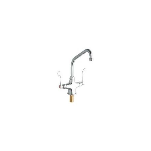 Elkay LK500HA10T4 Commercial High-Arch Kitchen Faucet with 10' Spout Reach Lever Handles