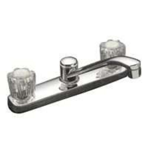 Mintcraft GU-F8020002CP-LF Kitchen Faucet, Two Handle, Chrome, 8'