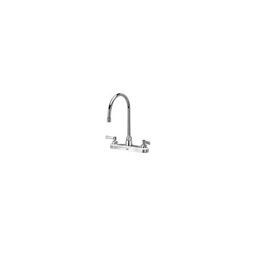 Zurn Z871C1-XL Gooseneck Lead Free Double Handle Kitchen Faucet with Metal Lever Handles from the AquaSpec Collection