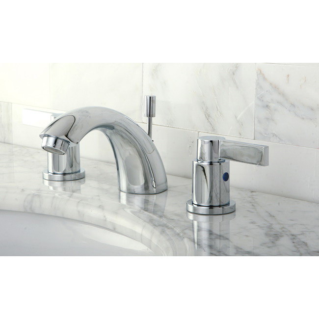 NuvoFusion Chrome Mini-widespread Bathroom Faucet - NuvoFusion Mini-Widespread Chrome Bathroom Faucet