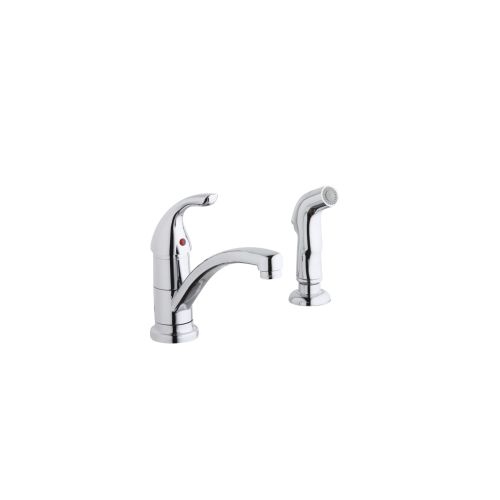 Elkay LK1501 Everyday Single Handle Kitchen Faucet with Sidespray
