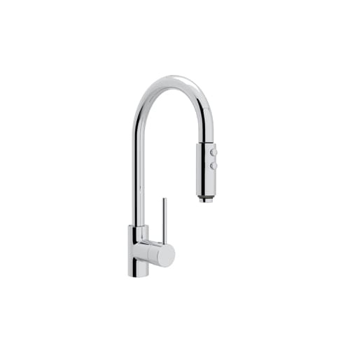 Rohl LS59L Modern Kitchen Faucet with Pull Down Spray