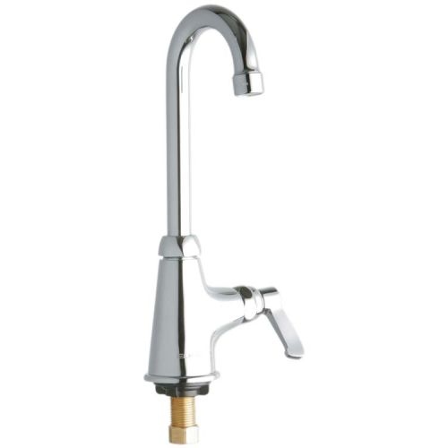 Elkay LK535GN04L2 ADA Single Hole Single Control Deck Mount Classroom Faucet with 3-5/8' Reach Gooseneck Spout