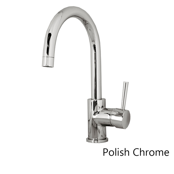 Virtu USA Keplen PSK-801 Single Handle Kitchen Faucet in Polish Chrome - Keplen PSK-801 Polish chrome