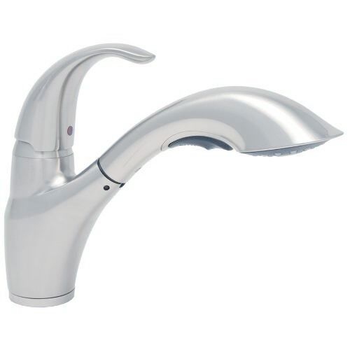 Mirabelle MIRXCPR100 Provincetown Pullout Spray Kitchen Faucet