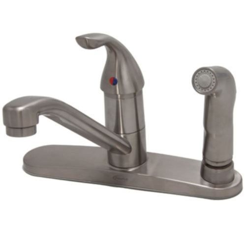 Proflo PFXC4121 Classic Kitchen Faucet and Attached Side Spray with Cover Plate