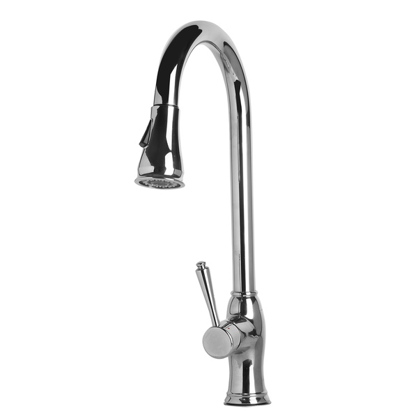 ALFI AB2043-PSS Traditional Polished Pull-down Kitchen Faucet - Polished Stainless Steel