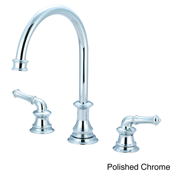 Pioneer Del Mar Series Double-Handle Three-Hole Kitchen Widespread Faucet - Oil Rubbed Bronze Finish