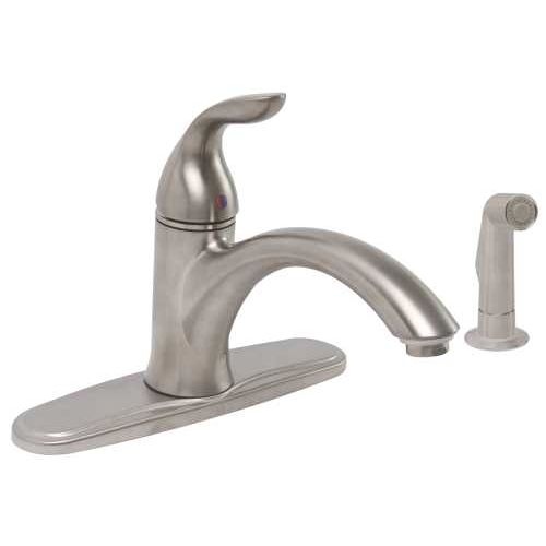 Premier 126964 Waterfront High-Arc Kitchen Faucet with Side Spray