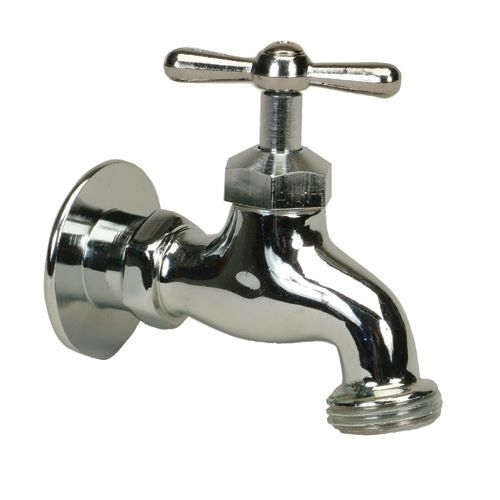 ProFlo PF760HE Unrestricted Sill / Utility Faucet with 3/4' Threaded Outlet