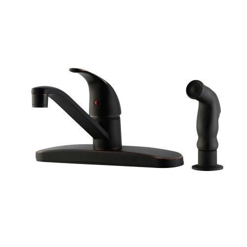 Design House 545848 Middleton Single Handle Kitchen Faucet with Side Spray