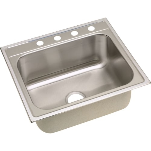 Elkay DPC1252210 Dayton 25' Single Basin Drop In Stainless Steel Kitchen Sink