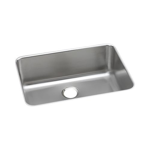 Elkay ELUH241610 Gourmet 18-1/2' x 26-1/2' Single Basin Undermount Stainless Steel Kitchen Sink with SoundGuard? Technology