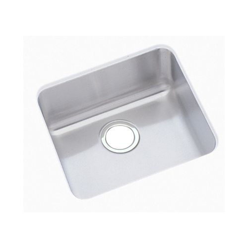 Elkay ELUHAD121245 Lustertone Stainless Steel 14-1/2' x 14-1/2'' Undermount Single Basin Kitchen Sink with 4-1/2' Depth
