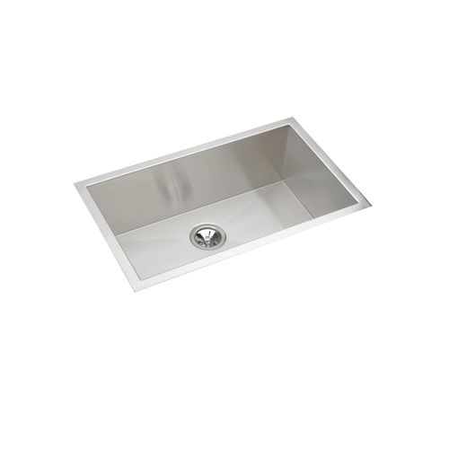 Elkay EFU281610DBG Crosstown Stainless Steel 30-1/2' x 18-1/2' Undermount Single Basin Kitchen Sink with 10' Depth, Bottom Grid,