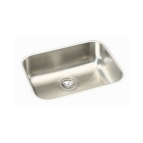 Elkay EGUH211510DBG Gourmet Elumina 23-1/2' x 18-1/4' Undermount Single Basin Kitchen Sink with 10' Depth, Rounded Basin