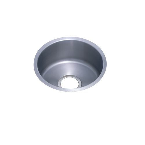 Elkay ELUH16FBDBG Mystic Lustertone Stainless Steal 18-3/8'' Undermount Single Basin Kitchen Sink with 8' Depth, Bottom Grid,