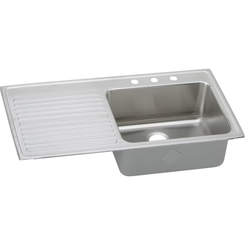 Elkay ILGR4322R Gourmet 43' Single Basin Drop In Stainless Steel Kitchen Sink